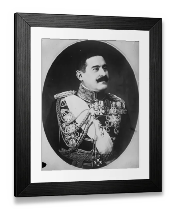 Framed Print : The man behind the scenes in Yugoslavia. A new portrait of General Zinkovitch Framed Print : The man behind the scenes in Yugoslavia. A new portrait of General Zinkovitch