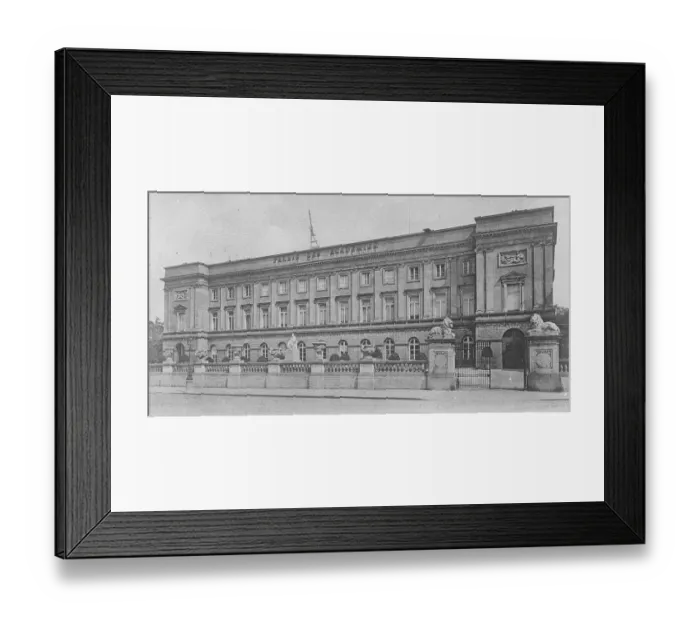 Framed Print : Palace des Academies of Brussels, Belgium August 1921 Framed Print : Palace des Academies of Brussels, Belgium August 1921