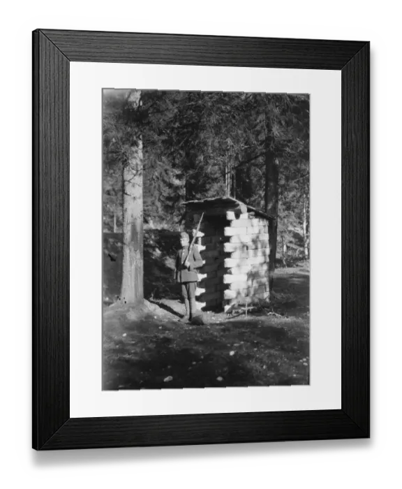 Framed Print : Polish frontier. Czechoslovakia. Polish frontier road and frontier guards of both nations Framed Print : Polish frontier. Czechoslovakia. Polish frontier road and frontier guards of both nations