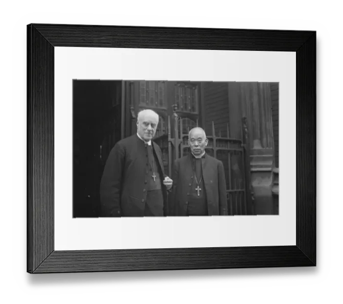 Framed Print : Bishops of Tokyo and Kobe entertained in London The Archbishop of Canterbury presided Framed Print : Bishops of Tokyo and Kobe entertained in London The Archbishop of Canterbury presided