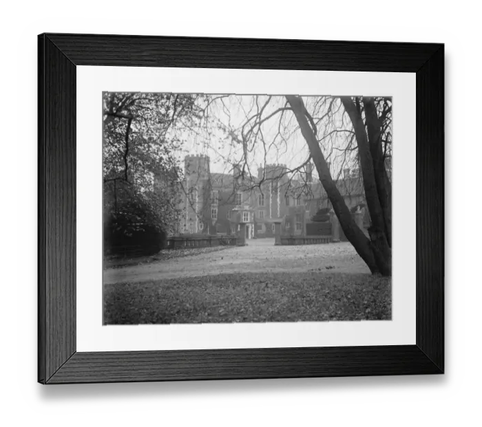 Framed Print : Tudor mansion for Sir Stephen Lennards Canadian bride. Wickham Court. 2 November Framed Print : Tudor mansion for Sir Stephen Lennards Canadian bride. Wickham Court. 2 November