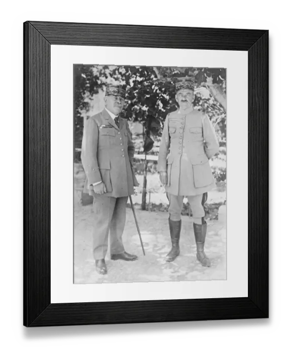 Framed Print : War photographs from Moroccan Front. General Daugin ( he is known as the new Mangin ) Framed Print : War photographs from Moroccan Front. General Daugin ( he is known as the new Mangin )
