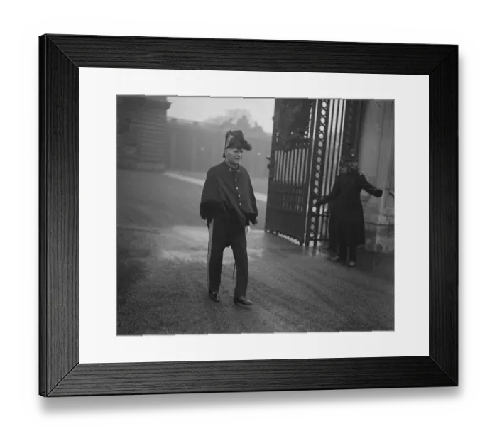 Framed Print : Investiture at Buckingham Palace. Sir Richard Coles, a Knight Batchelor leaving Framed Print : Investiture at Buckingham Palace. Sir Richard Coles, a Knight Batchelor leaving