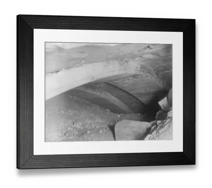 Framed Print : Excavations of Old London Bridge. 22 April 1921