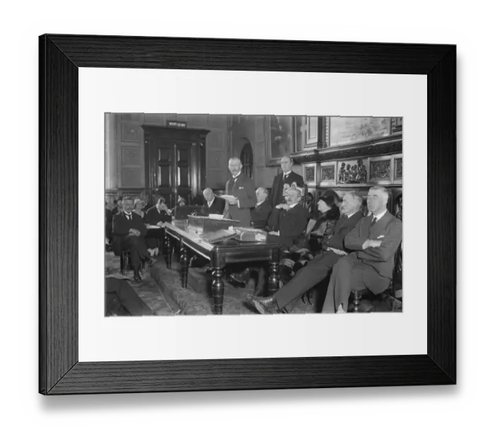 Framed Print : Lord Ashbrook at Assembly of Irish loyalists association An assembly of the Irish Framed Print : Lord Ashbrook at Assembly of Irish loyalists association An assembly of the Irish