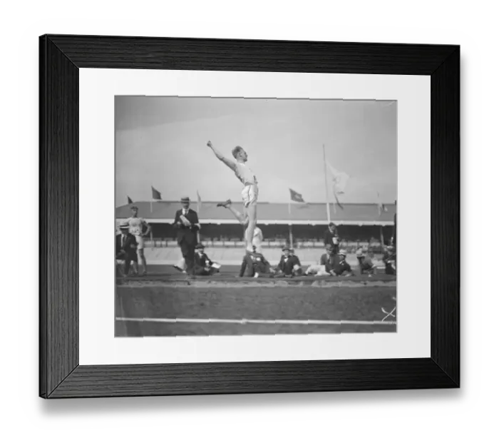 Framed Print : Olympic Games at Antwerp Dink Templeton ( USA ) - Robert Lyman Templeton born May