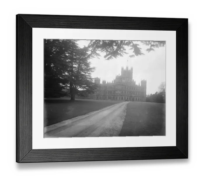 Framed Print : Highclere Castle, Newbury, Country residence of Lord and Lady Carnarvon. 11 April Framed Print : Highclere Castle, Newbury, Country residence of Lord and Lady Carnarvon. 11 April
