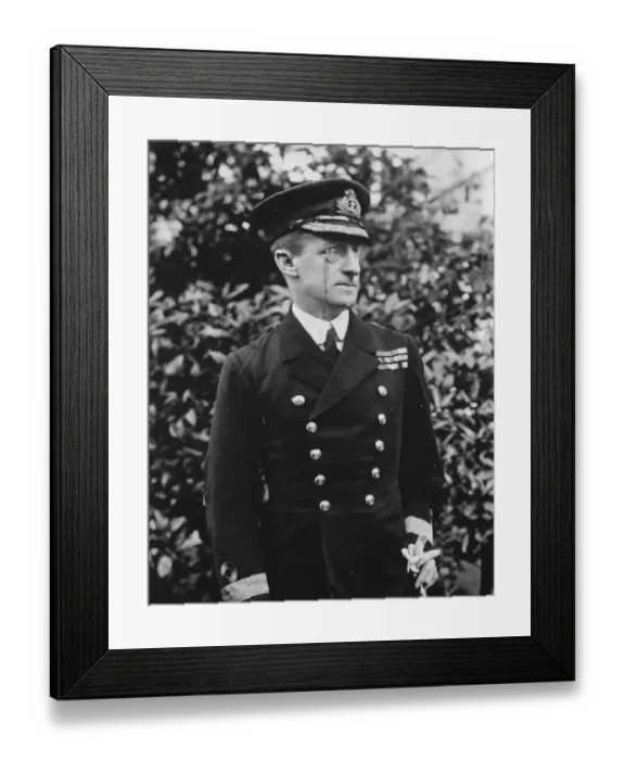 Framed Print : Rear Admiral W D H Boyle. 19 January 1927 Framed Print : Rear Admiral W D H Boyle. 19 January 1927