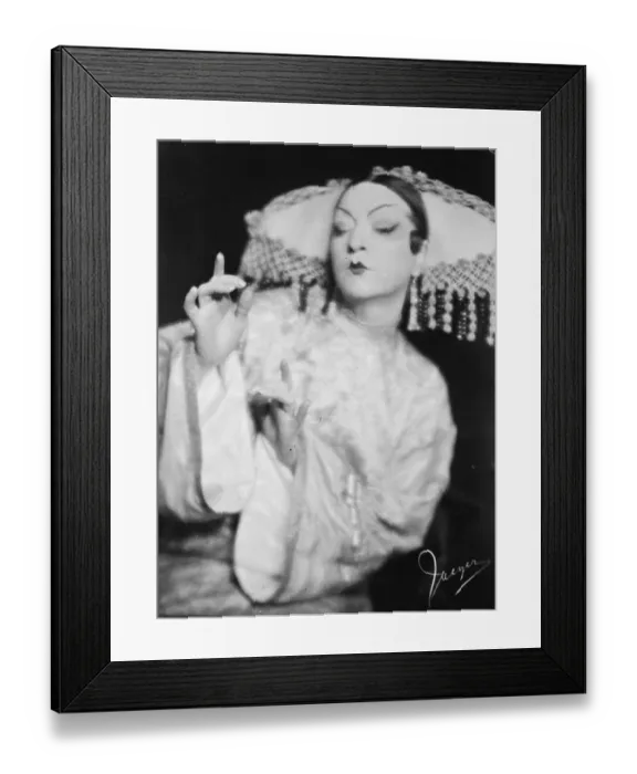 Framed Print : Lead lady in XIIth century Chinese play. Mme Tora Teje, Swedens prettiest woman Framed Print : Lead lady in XIIth century Chinese play. Mme Tora Teje, Swedens prettiest woman