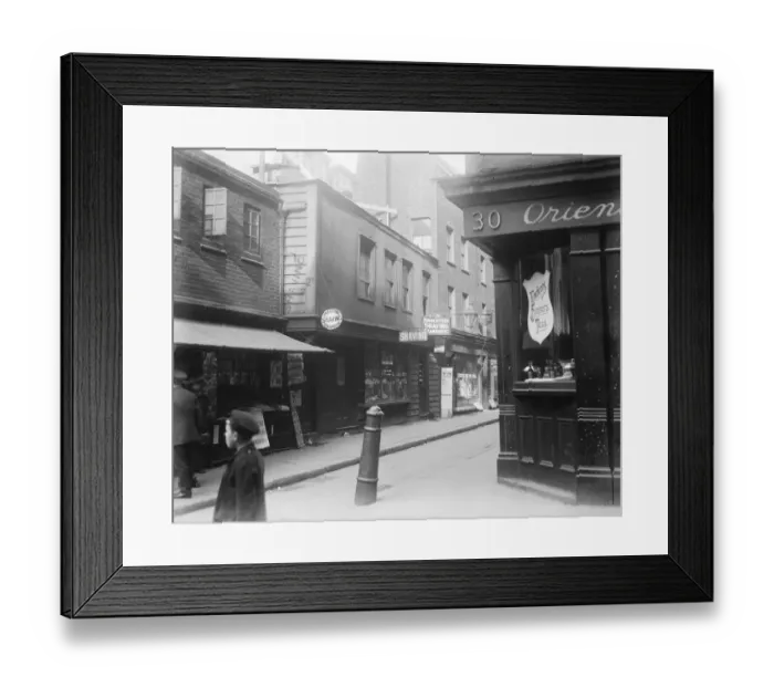 Framed Print : Wooden House near Regent Street. Over 200 years old 13 October 1919 Framed Print : Wooden House near Regent Street. Over 200 years old 13 October 1919