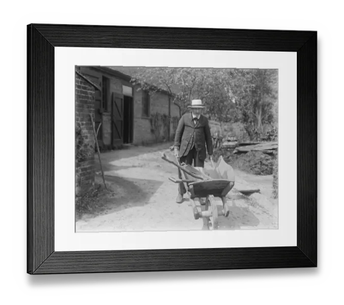 Framed Print : Moderation The Secret of Long Life Mr Charles Tulley of Hassocks Surrey who is Framed Print : Moderation The Secret of Long Life Mr Charles Tulley of Hassocks Surrey who is