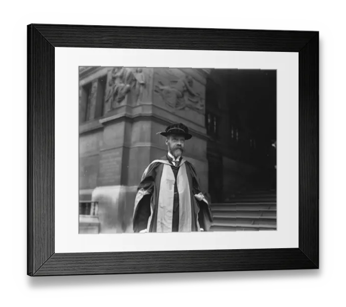 Framed Print : The London University Poll at South Kensington. Sir Sydney Russell Wells the elected member