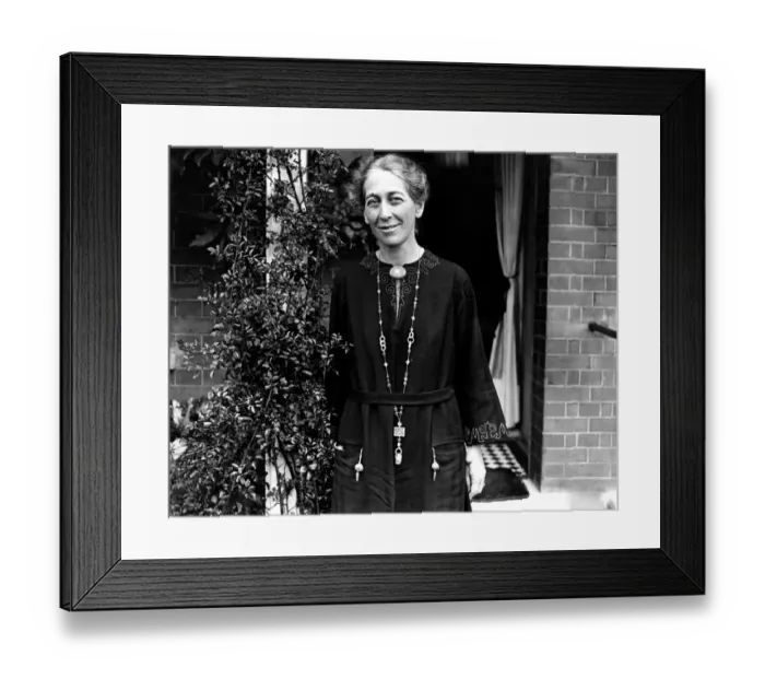 Framed Print : Mrs Wolfendale of the Canadian Methodist Mission, who with two other ladies were