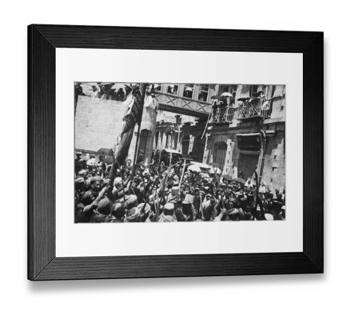 Framed Print : Scene of Americas little war. A view of Port Au Prince outside the Grand Framed Print : Scene of Americas little war. A view of Port Au Prince outside the Grand
