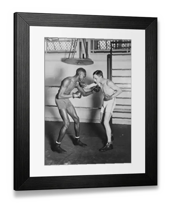 Framed Print : Famous boxers. Alfonso Teofilo Brown, better known as Panama Al Brown. 1 September Framed Print : Famous boxers. Alfonso Teofilo Brown, better known as Panama Al Brown. 1 September