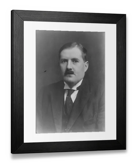 Framed Print : Mr Daniel Johns, the Independent Agricultural candidate for Carmarthen, who Framed Print : Mr Daniel Johns, the Independent Agricultural candidate for Carmarthen, who
