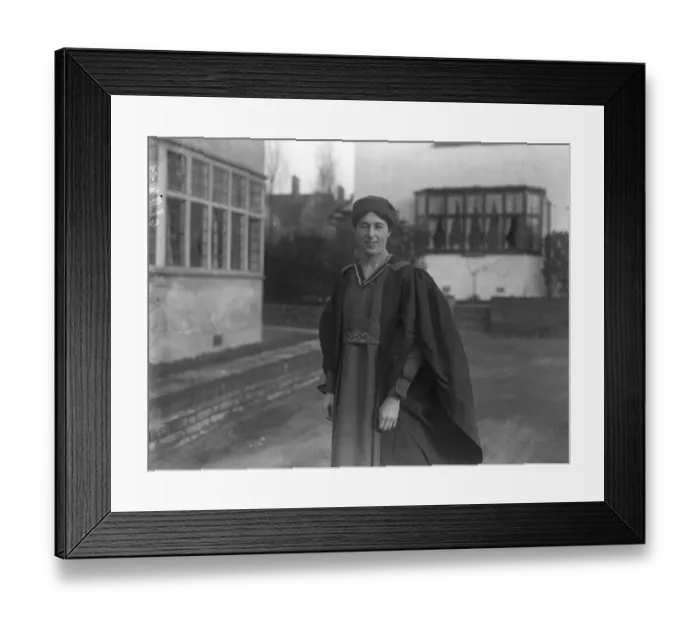 Framed Print : The Reverend Constance Coltman, who is joint minister with her husband, the Reverend