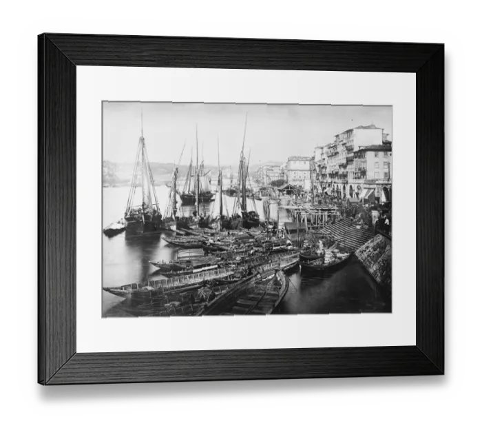 Framed Print : Many casualties in Portuguese revolt. Rebel forces in Oporto. The Ribeira Quay, Oporto Framed Print : Many casualties in Portuguese revolt. Rebel forces in Oporto. The Ribeira Quay, Oporto