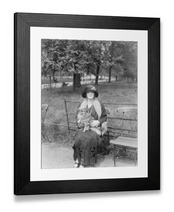 Framed Print : Society in the Park HSH Princess Catherine Yourievsky daughter of Alexander II Framed Print : Society in the Park HSH Princess Catherine Yourievsky daughter of Alexander II