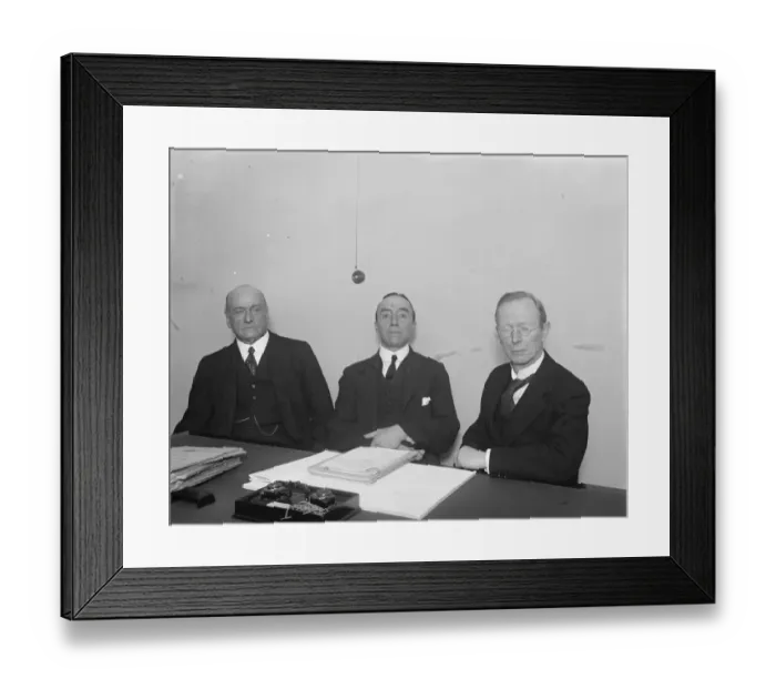 Framed Print : Irish boundary three meet. The Irish Boundary Commission sat at the offices of Framed Print : Irish boundary three meet. The Irish Boundary Commission sat at the offices of