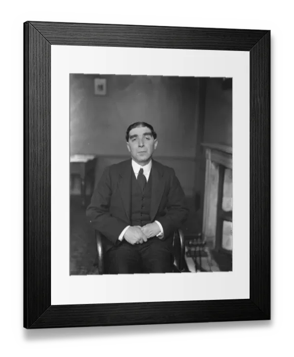 Framed Print : Mr H H Slesser who may be appointed Solicitor General in the first Socialist Goverment 17 Framed Print : Mr H H Slesser who may be appointed Solicitor General in the first Socialist Goverment 17