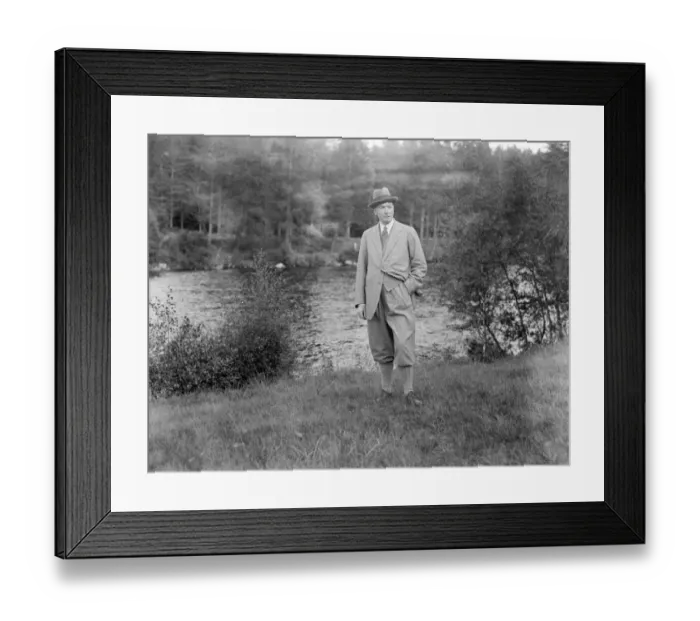 Framed Print : Mr Johnson, the Kings Sergeant footman. 10 September 1923