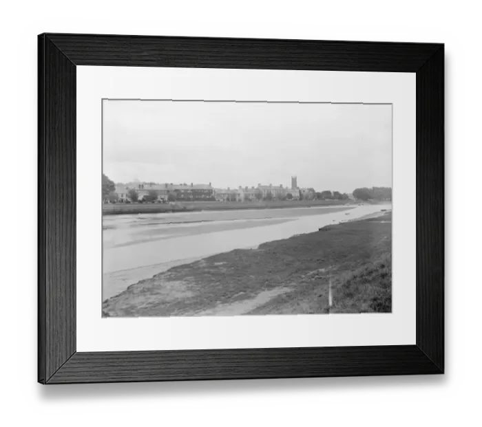 Framed Print : Barnstaple in Devon 1925 Framed Print : Barnstaple in Devon 1925