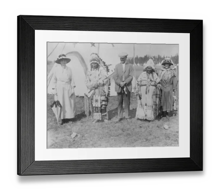 Framed Print : Lord and Lady Byng with the Indians Lady Margaret Boscawen and Lord and Lady Byng Framed Print : Lord and Lady Byng with the Indians Lady Margaret Boscawen and Lord and Lady Byng