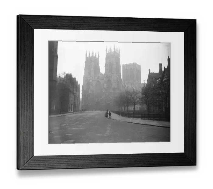 Framed Print : York Minster West Front 1923 Framed Print : York Minster West Front 1923