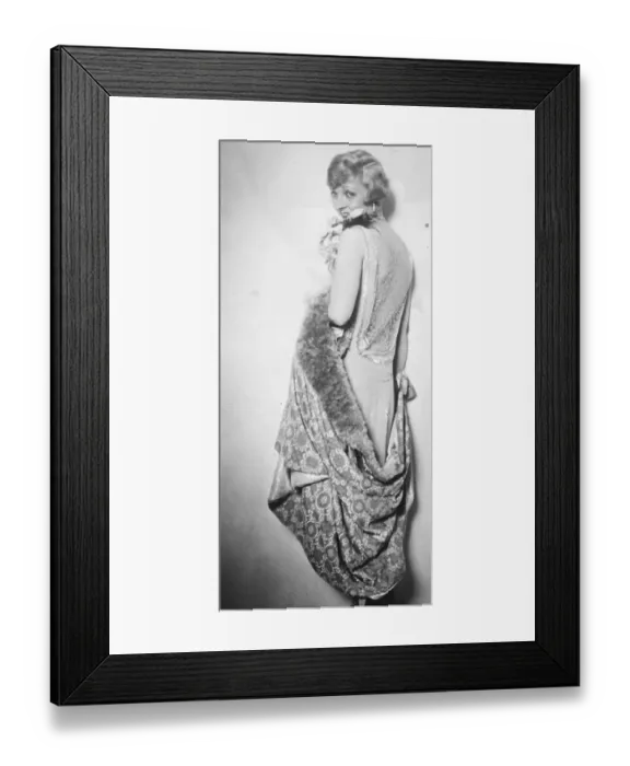 Framed Print : English girl as most highly paid star in Paris. Miss Irene Well, the most highly Framed Print : English girl as most highly paid star in Paris. Miss Irene Well, the most highly