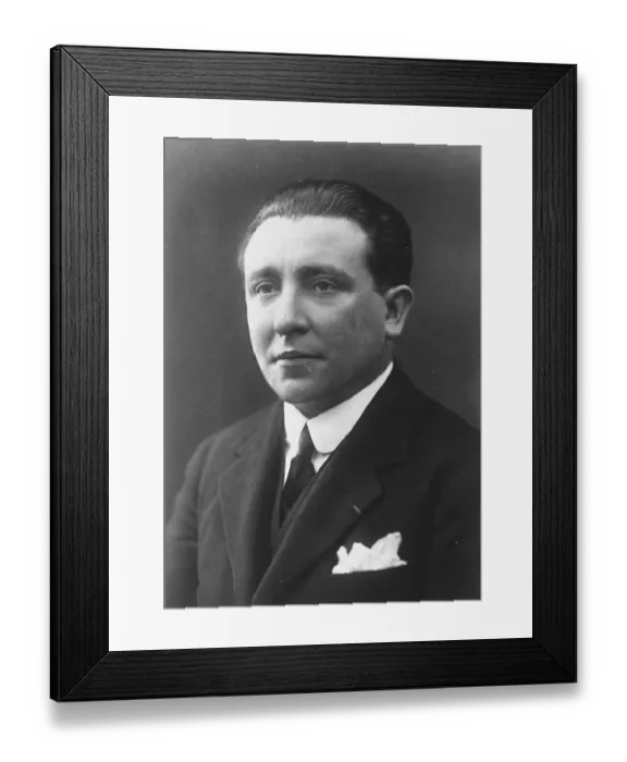 Framed Print : Famous French Dramatist said to be writing play on London night life M Pierre Benoit Framed Print : Famous French Dramatist said to be writing play on London night life M Pierre Benoit