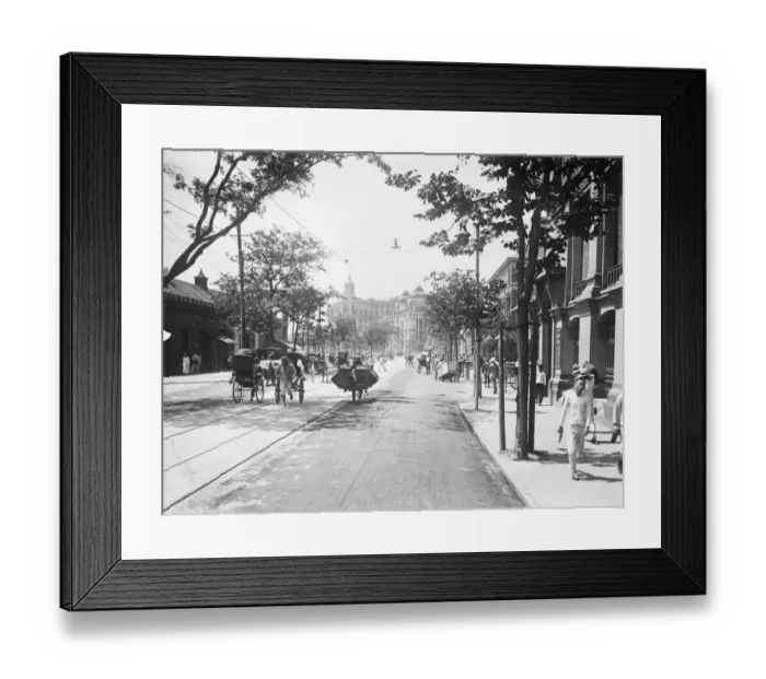Framed Print : Shanghai. A view of the Bund. 14 January 1927 Framed Print : Shanghai. A view of the Bund. 14 January 1927