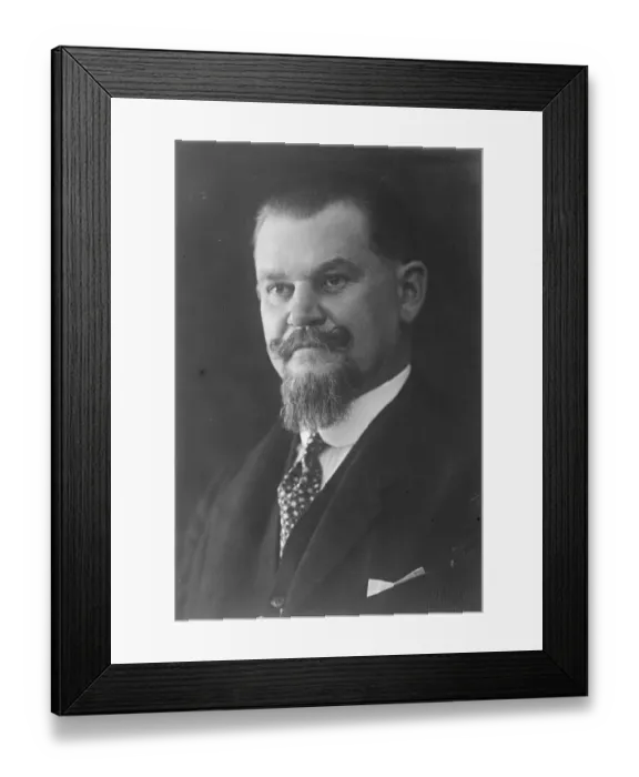 Framed Print : M Rodolphe Mlcoch, Czecho Slovakian Minister of Public Works. 21 December 1925 Framed Print : M Rodolphe Mlcoch, Czecho Slovakian Minister of Public Works. 21 December 1925