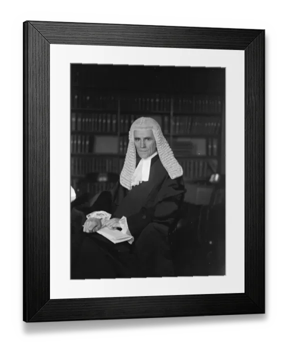 Framed Print : Mr Craig Henderson KC 15 February 1923 Framed Print : Mr Craig Henderson KC 15 February 1923