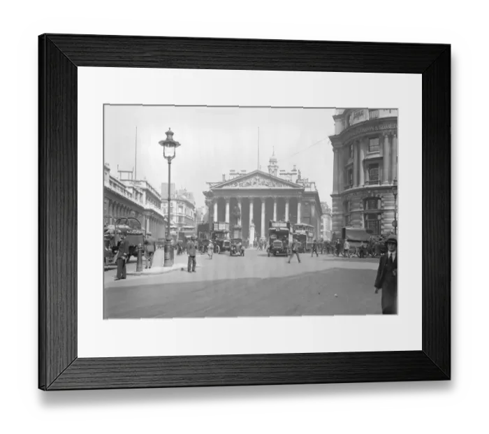 Framed Print : London Royal Exchange Building 20 May 1927 Framed Print : London Royal Exchange Building 20 May 1927