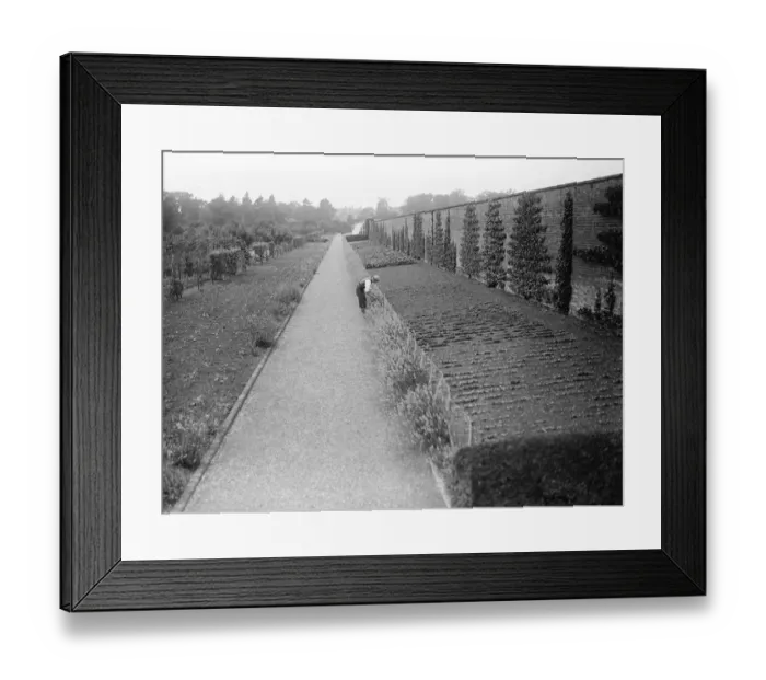 Framed Print : The gardens at the Kings country house, Sandringham, Norfolk. 22 August 1929 Framed Print : The gardens at the Kings country house, Sandringham, Norfolk. 22 August 1929