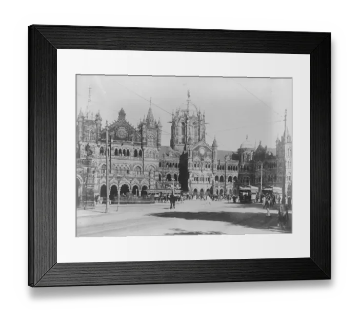 Framed Print : The magnificent Victoria Terminus, Bombay. 21 November 1921 Framed Print : The magnificent Victoria Terminus, Bombay. 21 November 1921