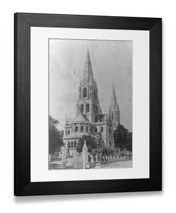 Framed Print : Cork St Fin Barres Cathedral. 14 December 1920 Framed Print : Cork St Fin Barres Cathedral. 14 December 1920