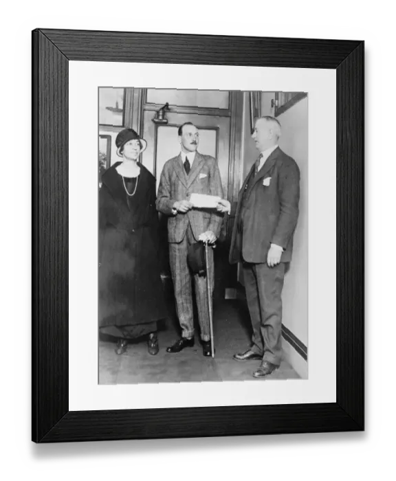 Framed Print : Danish Prince and American Bride Elect Prince Viggo of Denmark and his American fiancee Framed Print : Danish Prince and American Bride Elect Prince Viggo of Denmark and his American fiancee