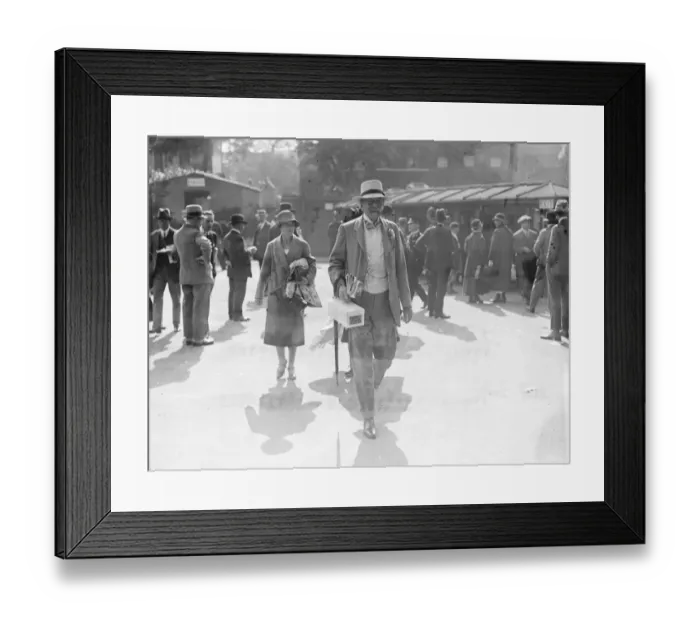 Framed Print : Final test match at the Oval. Lord Harris arriving at the Oval. 14 August 1926 Framed Print : Final test match at the Oval. Lord Harris arriving at the Oval. 14 August 1926
