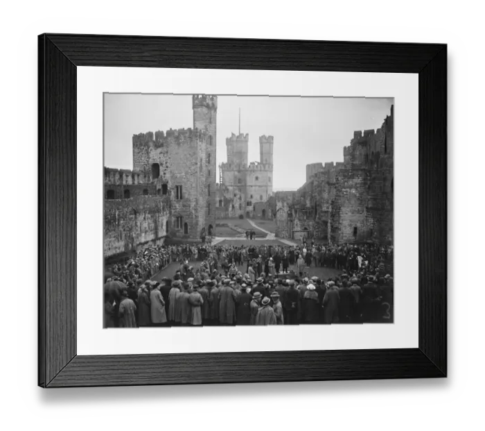 Framed Print : Welsh National Eisteddfod at Carnarvon A General view of the Gorsedd 2 August 1921 Framed Print : Welsh National Eisteddfod at Carnarvon A General view of the Gorsedd 2 August 1921
