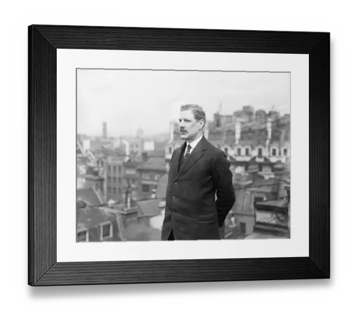 Framed Print : Mr Rose. Central News staff. 1924 Framed Print : Mr Rose. Central News staff. 1924
