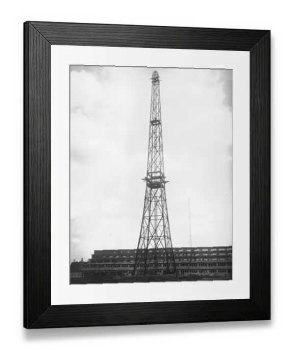 Framed Print : Berlins wonderful new radio tower. The new Berlin Radio Tower. In the background Framed Print : Berlins wonderful new radio tower. The new Berlin Radio Tower. In the background