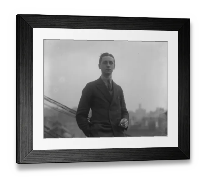 Framed Print : R E Haestier, Central News staff, July 1926 Framed Print : R E Haestier, Central News staff, July 1926