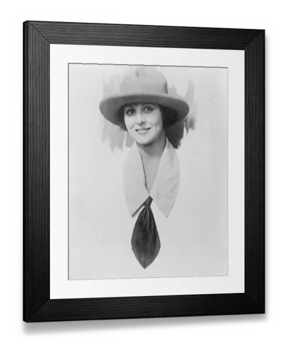 Framed Print : Edith Johnson 1924 Framed Print : Edith Johnson 1924