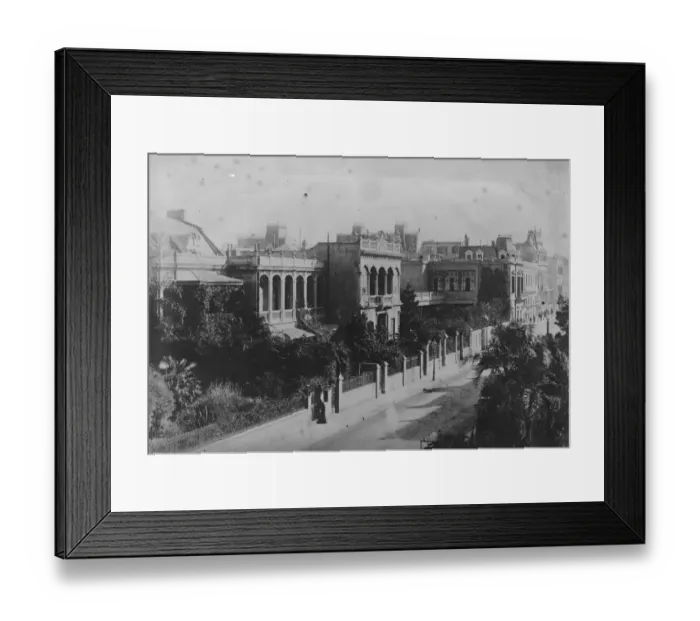 Framed Print : Buenos Aires, Argentina The Avenida de Alvear. The Park Lane of the Argentine Capital