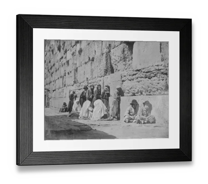 Framed Print : The Wailing Wall Orthodox jews lamenting in Jerusalem on the occasion of the Jewish Framed Print : The Wailing Wall Orthodox jews lamenting in Jerusalem on the occasion of the Jewish