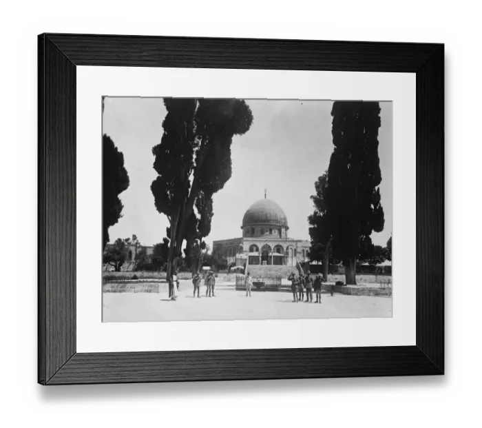 Framed Print : Mosque of Omar, Jerusalem. September 1929 Framed Print : Mosque of Omar, Jerusalem. September 1929