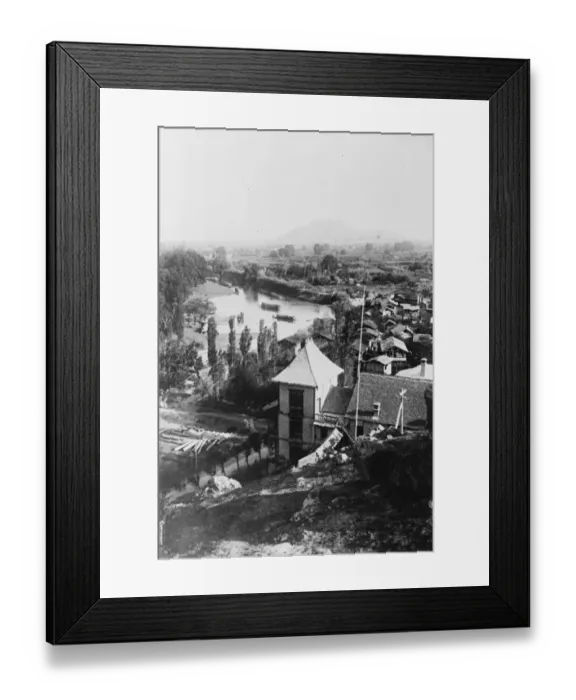 Framed Print : Kashmir, India. Takht - i - Suliman ( Throne of Solomon ) mountain, overlooking Framed Print : Kashmir, India. Takht - i - Suliman ( Throne of Solomon ) mountain, overlooking