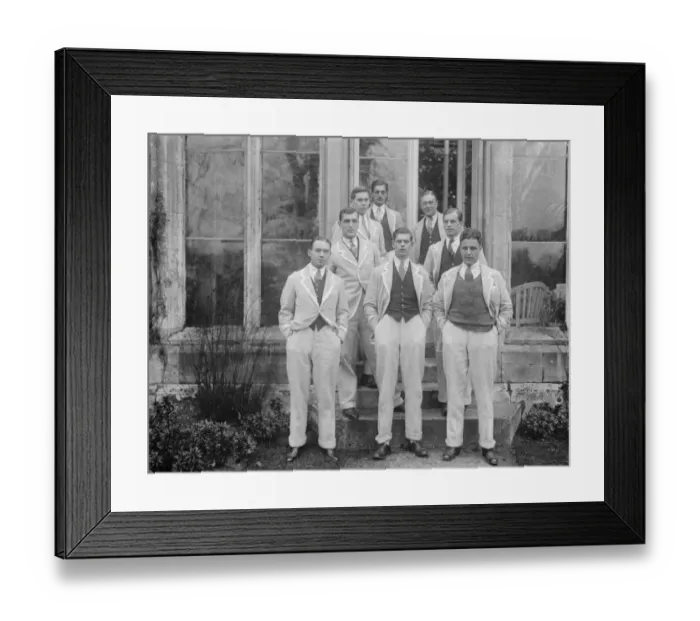 Framed Print : The light blues at Putney The Cambridge crew left tor right front G E G Goddard Framed Print : The light blues at Putney The Cambridge crew left tor right front G E G Goddard